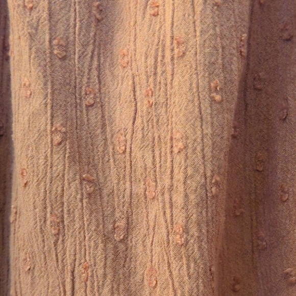 Women's Ruffled Blouse - Rust - Picture 5 of 6